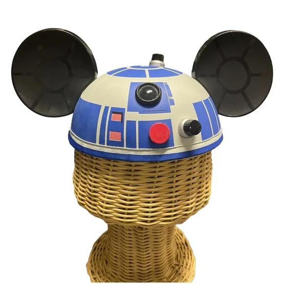 Disney Accessories Star Wars Disney Mickey Ears Hat R2d2 Blue